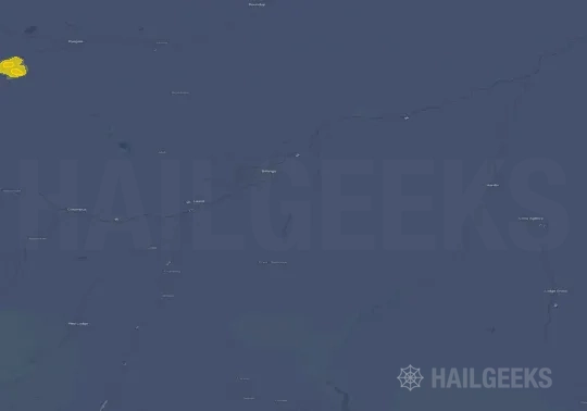 Hail map for Billings, MT