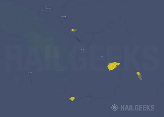 Hail map for Buffalo, WY