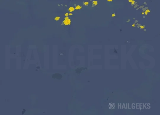 Hail map for Burns, OR