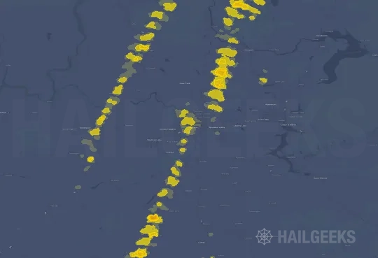 Hail map for Spokane, WA