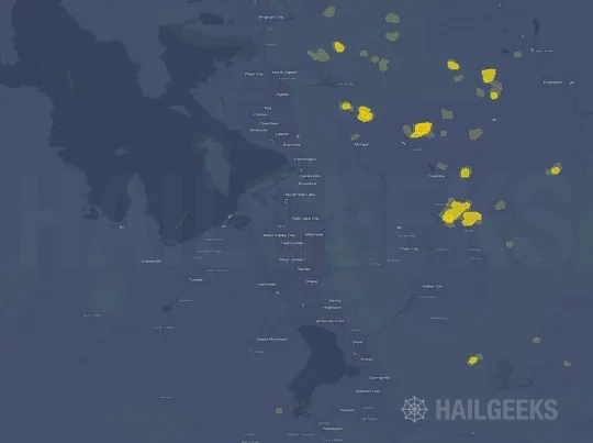 Hail map for Salt Lake City, UT