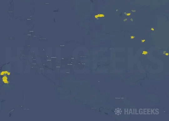 Hail map for Boise, ID