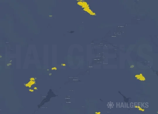 Hail map for Idaho Falls, ID