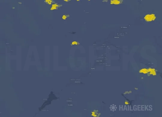 Hail map for Idaho Falls, ID