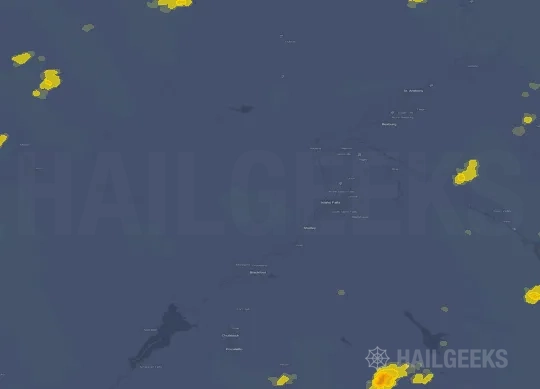 Hail map for Idaho Falls, ID