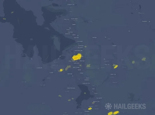Hail map for Salt Lake City, UT
