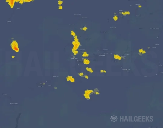 Hail map for Saint George, UT