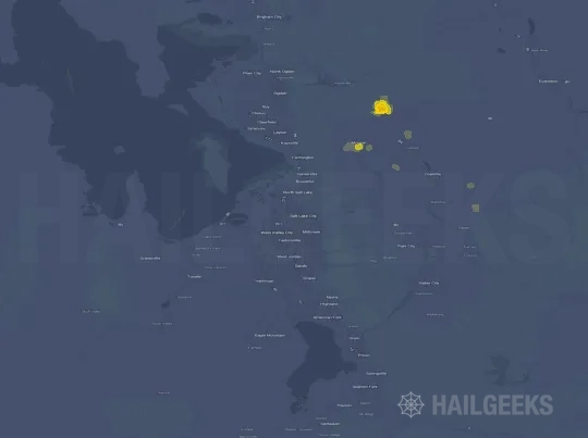 Hail map for Salt Lake City, UT
