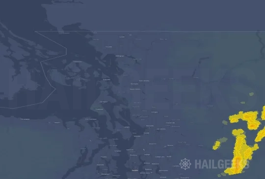 Hail map for Mount Vernon, WA