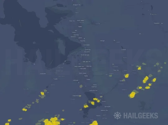 Hail map for Salt Lake City, UT