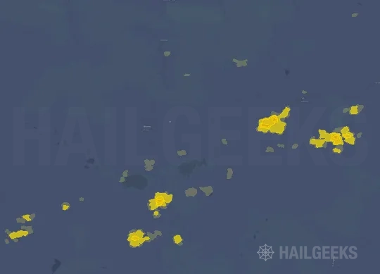 Hail map for Burns, OR
