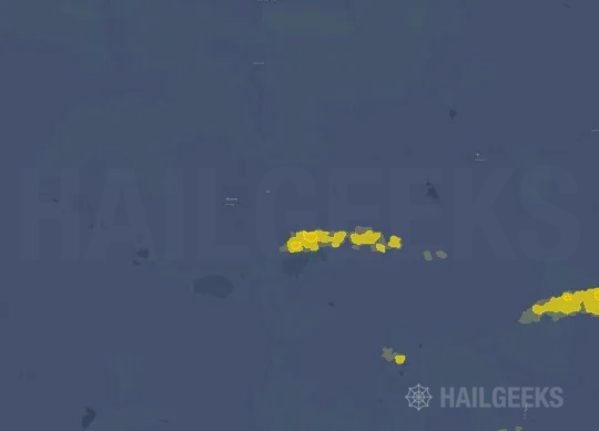 Hail map for Burns, OR