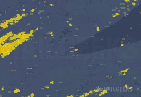Hail map for Duluth, MN