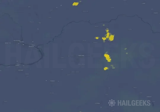 Hail map for Walla Walla, WA