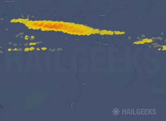 Hail map for Twin Falls, ID