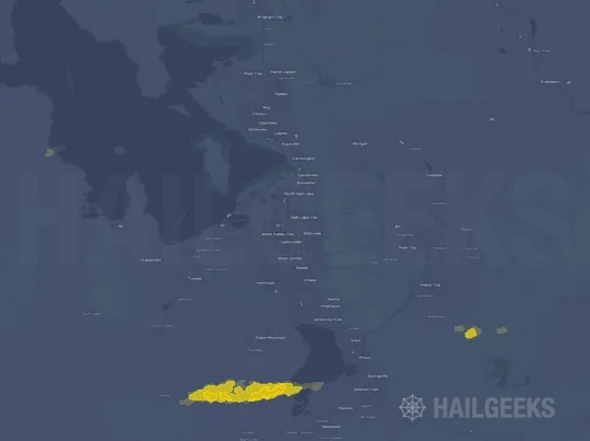Hail map for Salt Lake City, UT