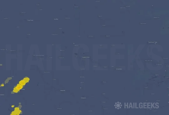 Hail map for Grand Forks, ND