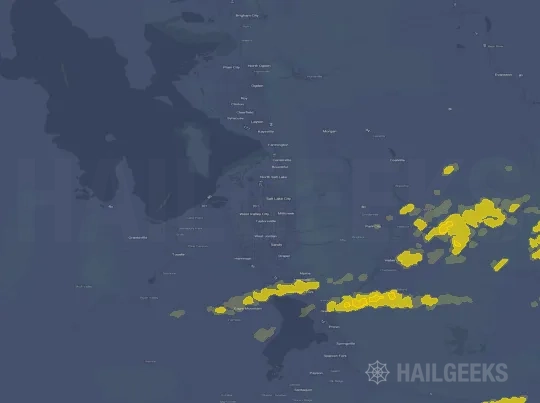 Hail map for Salt Lake City, UT