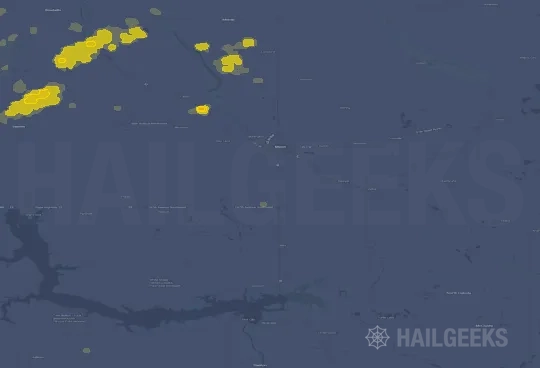 Hail map for Minot, ND
