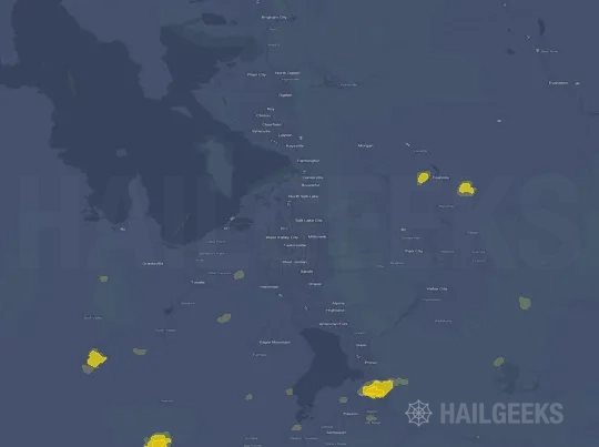 Hail map for Salt Lake City, UT