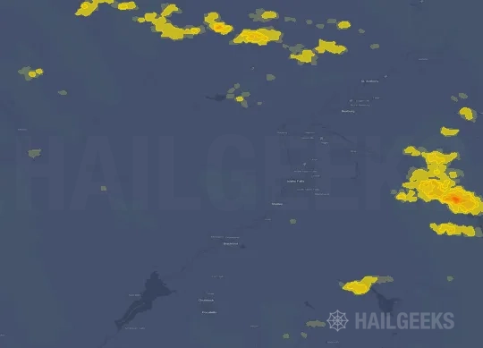 Hail map for Idaho Falls, ID