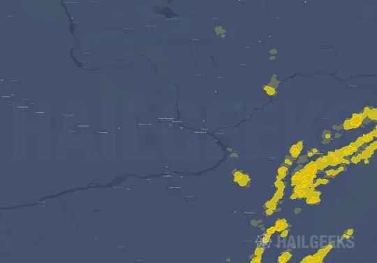 Hail map for Kennewick, WA