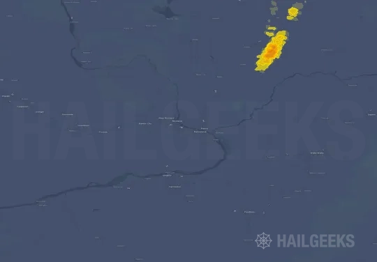Hail map for Kennewick, WA