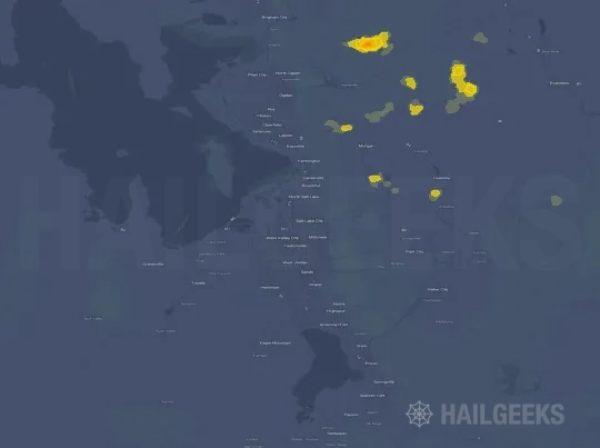 Hail map for Salt Lake City, UT