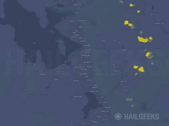 Hail map for Salt Lake City, UT