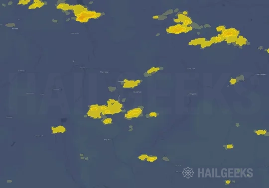 Hail map for Bozeman, MT