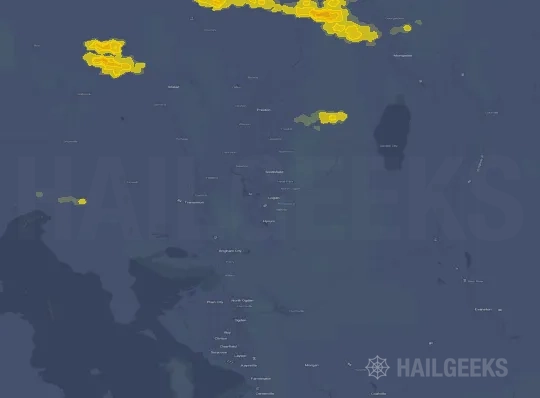 Hail map for Logan, UT