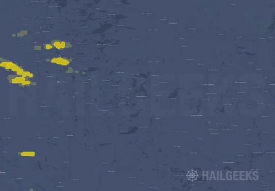 Hail map for Alexandria, MN