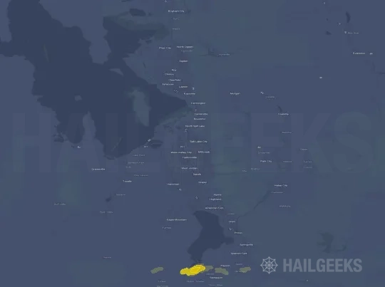 Hail map for Salt Lake City, UT