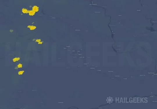 Hail map for Yakima, WA
