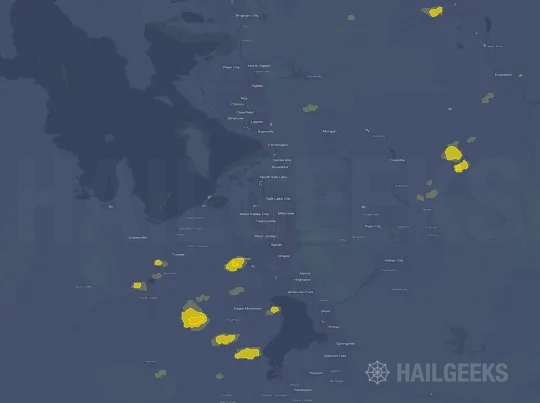Hail map for Salt Lake City, UT