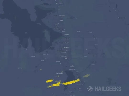 Hail map for Salt Lake City, UT