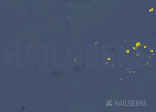 Hail map for Burns, OR