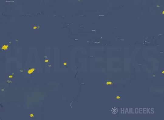 Hail map for Twin Falls, ID