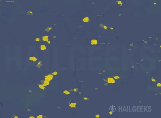 Hail map for Twin Falls, ID