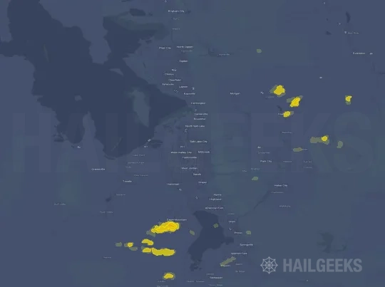 Hail map for Salt Lake City, UT