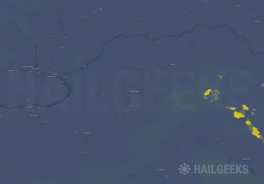 Hail map for Walla Walla, WA
