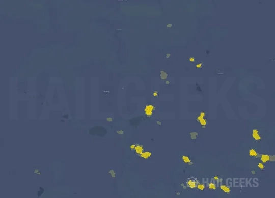 Hail map for Burns, OR