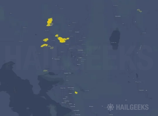 Hail map for Logan, UT