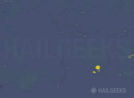 Hail map for Twin Falls, ID