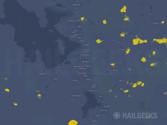 Hail map for Salt Lake City, UT