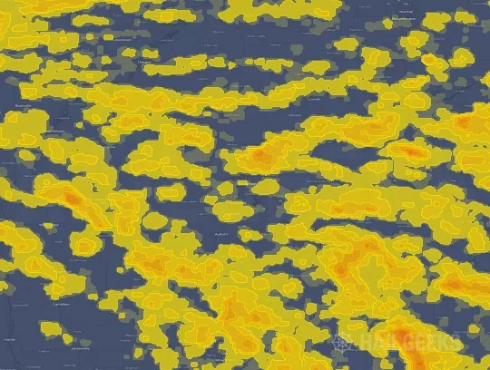 Hail map for Springfield, IL