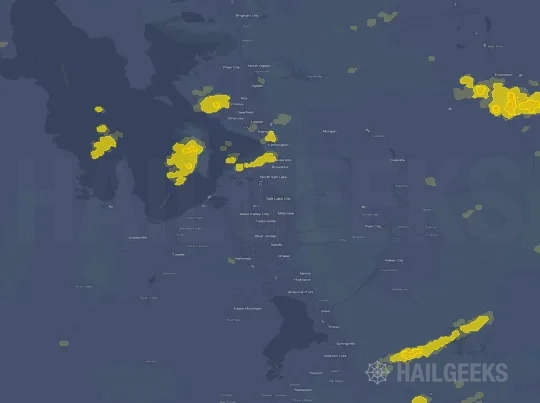 Hail map for Salt Lake City, UT