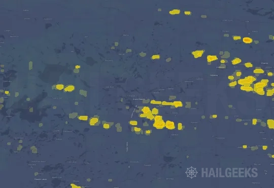 Hail map for Grand Rapids, MN