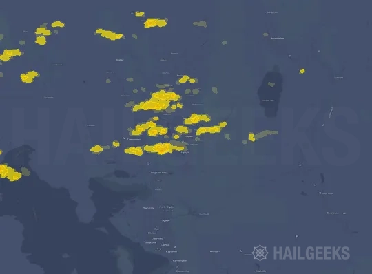 Hail map for Logan, UT