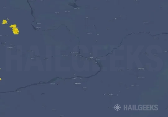 Hail map for Kennewick, WA